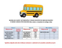 ROZKŁAD JAZDY AUTOBUSÓW