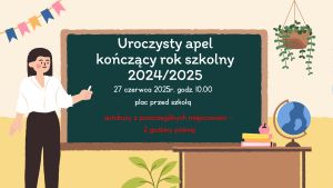 ogłoszenie na stronę szkoły